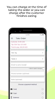 Meniuu for Cashiers