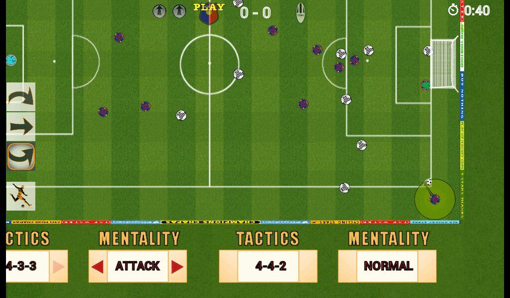 Android application Champions Cap Soccer screenshort
