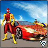 Superhero Car Stunt Race icon
