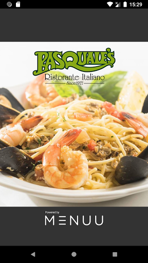 Android application Pasquale's Italian Ristorante screenshort