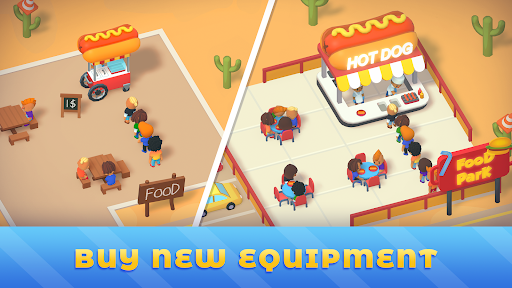 Idle Food Park Tycoon - Simulation - games
