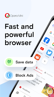 Opera Mini - fast web browser 60.0.2254.59405 Screenshots 1