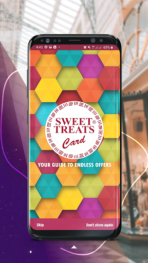 Android application Sweet Treats Card screenshort
