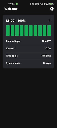 Android application Projecta Battery Monitor screenshort