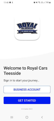 Android application Royal Cars Teesside screenshort