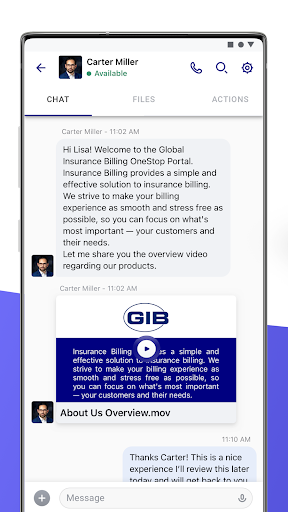 Global Insurance Billing Screen 3