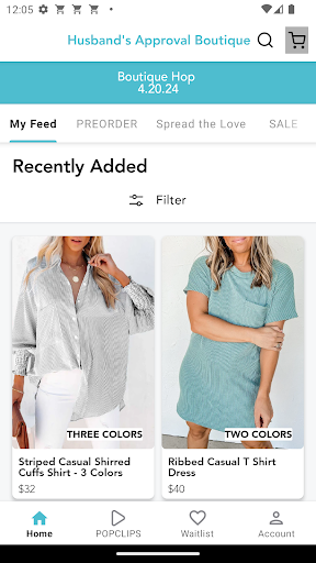 Android application Husband's Approval Boutique screenshort
