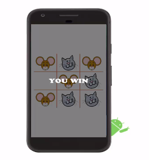 Tic Tac Toe - Cat Vs Mouse Screenshot 3 - AppWisp.com