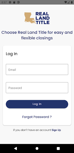 Android application Real Land Title screenshort