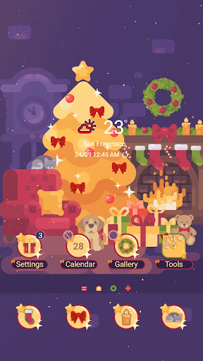 Android application Cozy Soft Christmas- Wallpaper screenshort