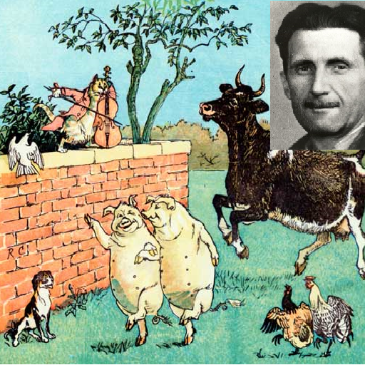 Animal Farm - Novel by George logo