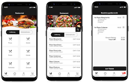 Android application Life Point Dübendorf screenshort