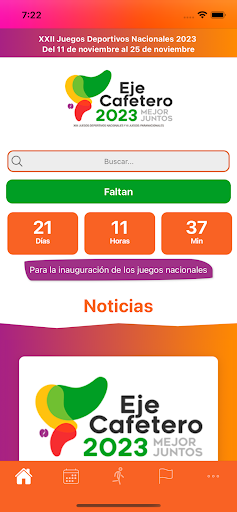 Android application Eje Cafetero 2023 screenshort