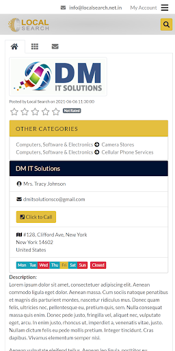 Local Search Screen 2