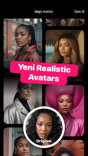 Lensa: avatar oluşturma, AI ekran görüntüsü