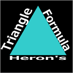 Cover Image of Download HERONS ヘロンの公式で三角形の面積計算  APK