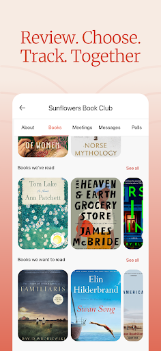 Screenshot of Bookclubs: Book Club Organizer