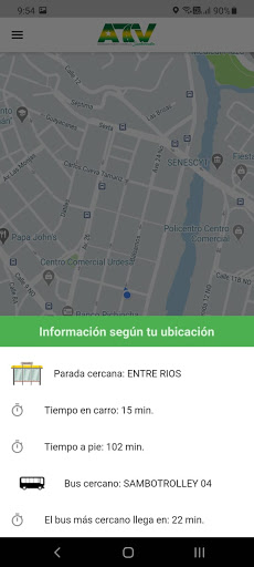Android application ATV SAMBORONDON screenshort