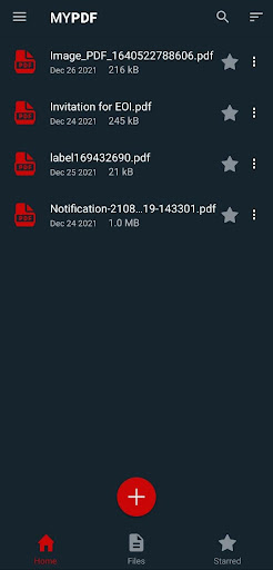 MYPDF -Viewer/JPG to PDF maker Screen 3