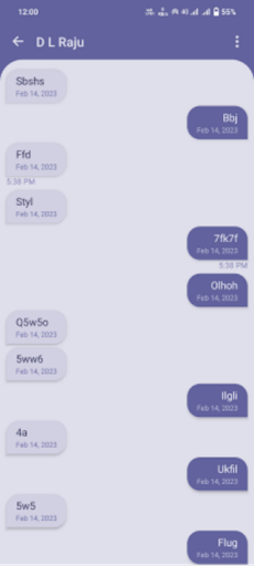 ChatPeek :View WA .txt files Screen 2