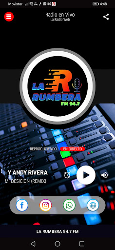 La Rumbera 94.7 Screen 2