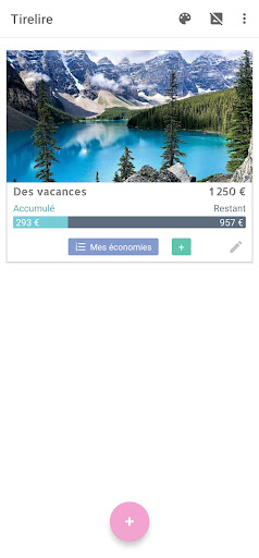 Aperçu de l'application