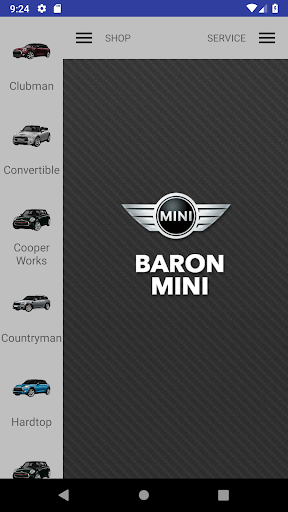 Android application Baron MINI screenshort