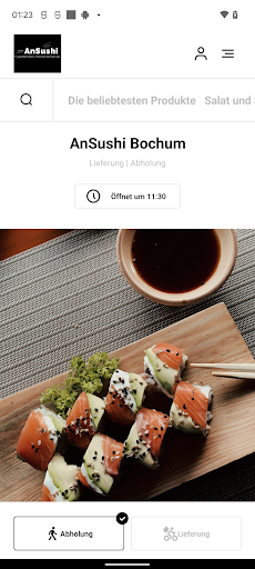 Android application AnSushi Bochum screenshort