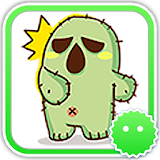 Stickey Cute Cartoon Cactus icon