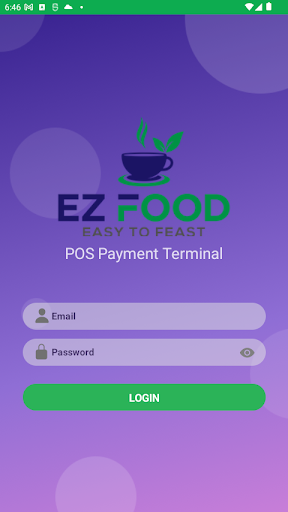 EzFood Payment Terminal (POS) Screen 3