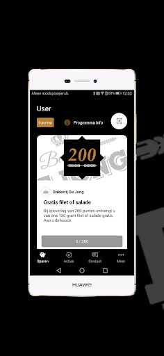 Android application Bakkerij de Jong screenshort