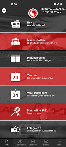 Android application TK Kurhaus Aachen screenshort