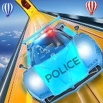 Cover Image of Download Police Car rooftop stunt games 1.5 APK