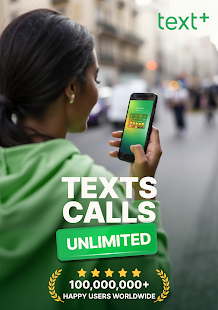 textPlus: Text Message + Call Screenshot