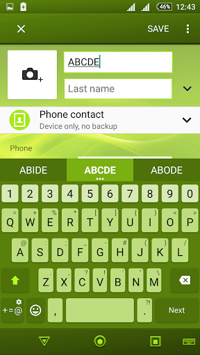 Layers Green Xperien Theme