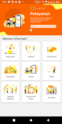 Android application SISUKA screenshort