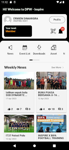 Android application DPW screenshort