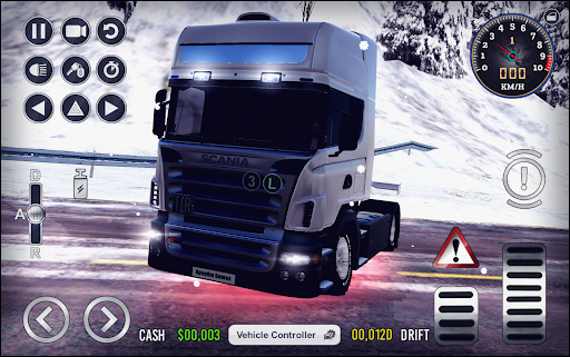 Truck Snowy Driving Simulator 15