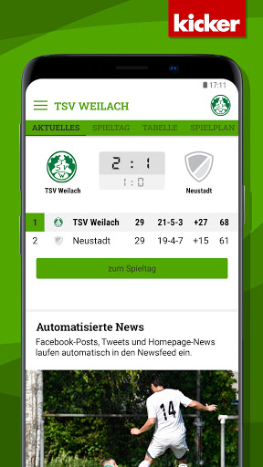 TSV Weilach Screen 3