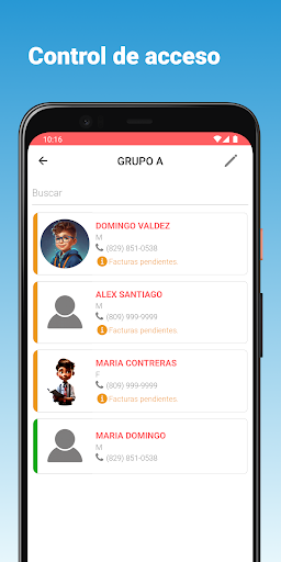 Android application AttendCheck screenshort