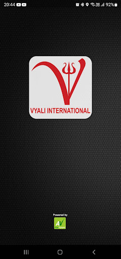 Android application Vyali International screenshort