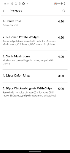 Biancos Pizzeria Screen 2
