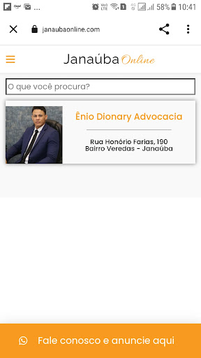 Android application Janaúba Online screenshort