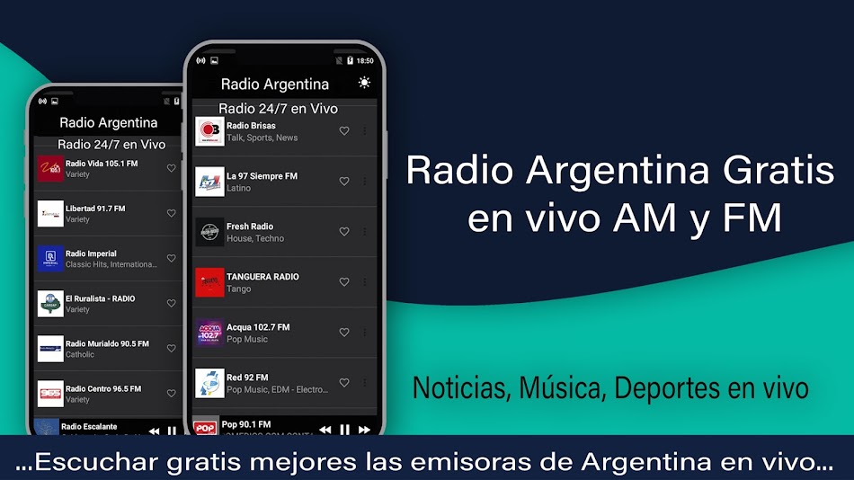 #1. Radio Argentina (Android) 由: Apps Vale247