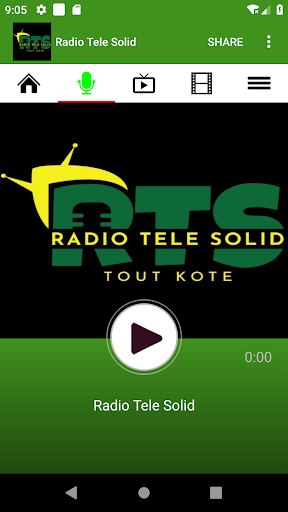 Android application Radio Tele Solid screenshort