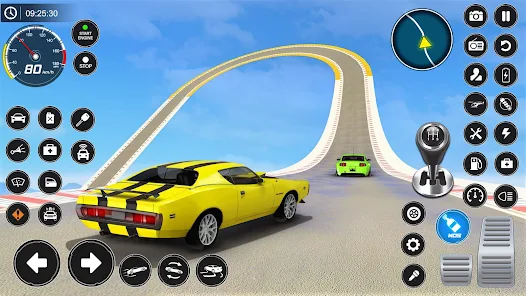 Juegos de Carros - Muscle Car Stunts Mega Ramps - Acrobacias de