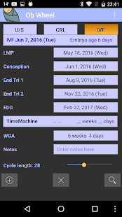 OB Wheel: Pregnancy calculator 10.5.0 (2020-08-31) - FREE as in BEER Screenshots 5