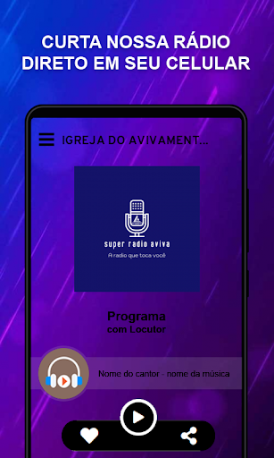 Android application Igreja do Avivamento screenshort