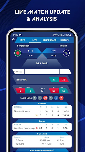 Warrior Cricket Live Line Screen 2