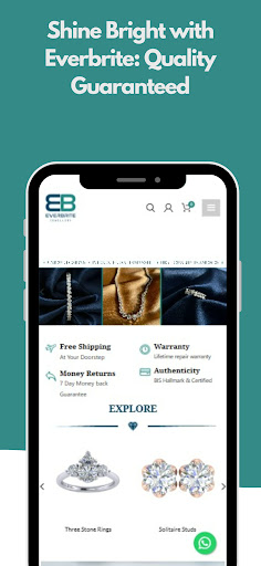 Android application Everbrite Jewellery screenshort